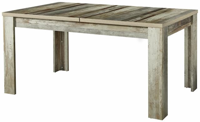 Esstisch BONANZA 160 x 90 cm ausziehbar - Driftwood Nachbildung