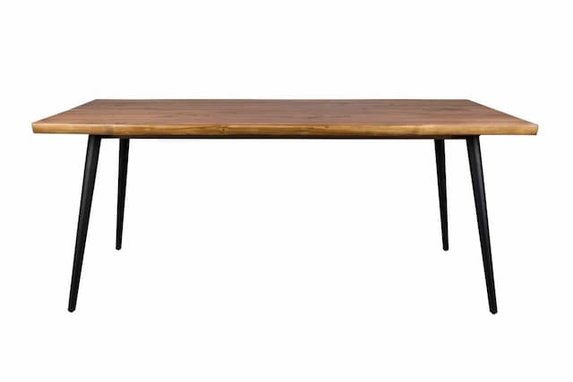 Esstisch ALAGON Walnuss mit Baumkante 180 x 90 cm von DUTCH BONE