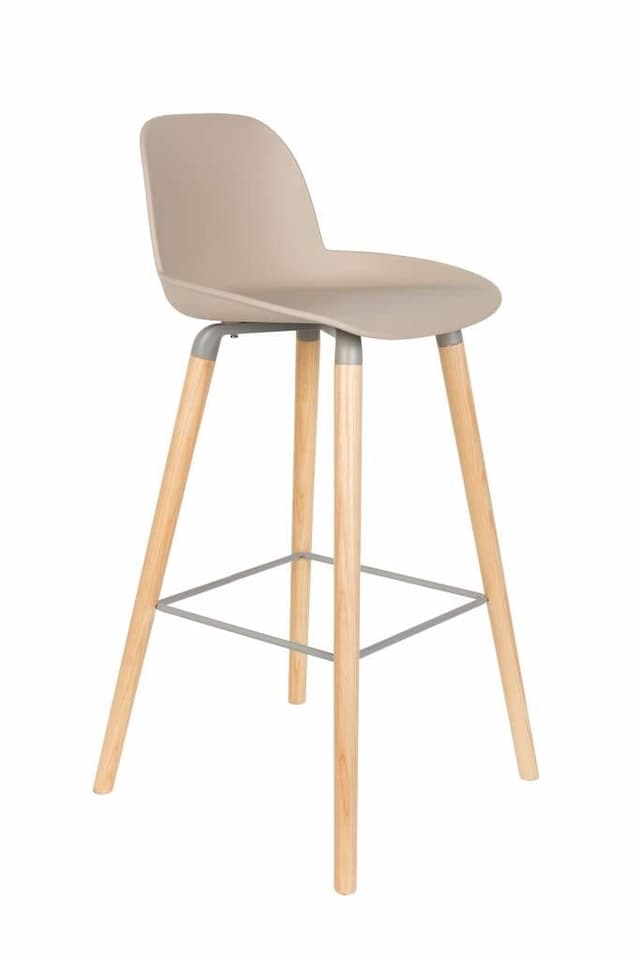 Barhocker ALBERT KUIP in Taupe von ZUIVER