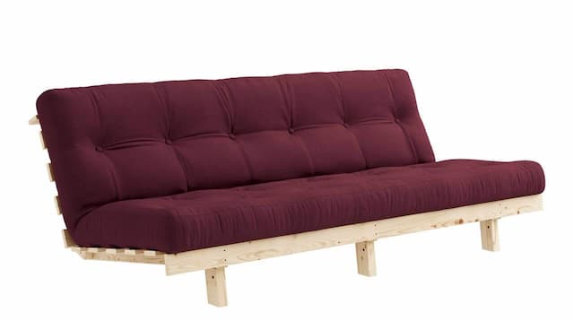 Klappcouch LEAN Funktionssofa Sofa Kiefer massiv unbehandelt von Karup
