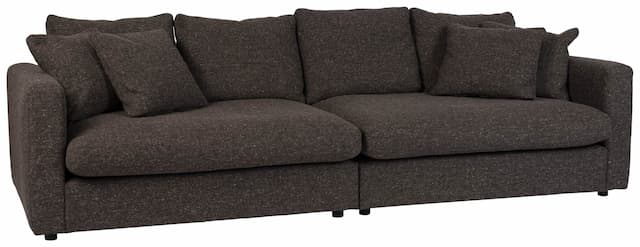 Zuiver 3-sitzer Sofa SENSE ESPRESSO Soft - Dunkelbraun