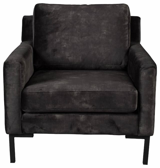 Sessel HOUDA Samtstoff ANTHRAZIT von DUTCHBONE