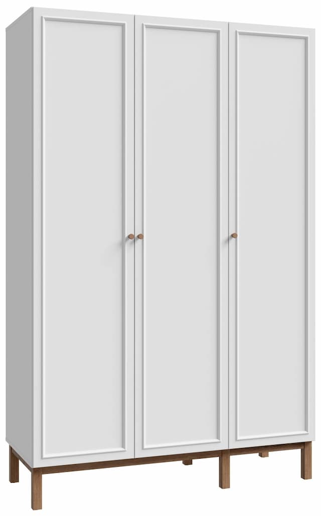 Kleiderschrank PENKRIDGE 3 Türen Optik: Secret Grey und Schlammeiche